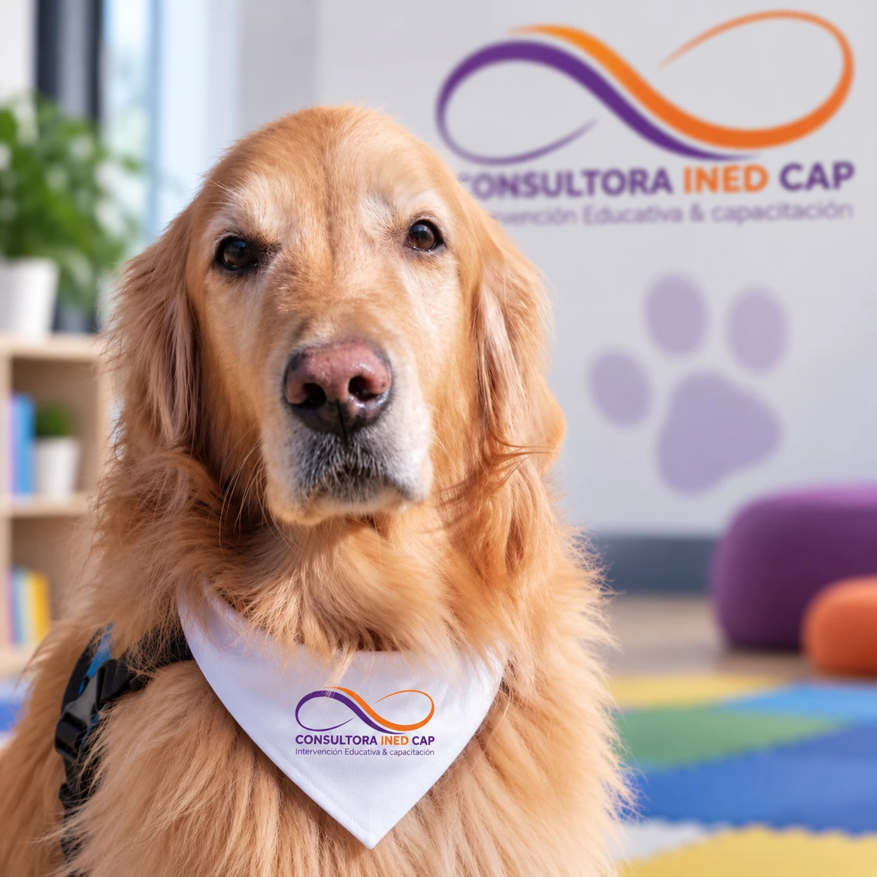 Manola, golden retriever de INEDCAP